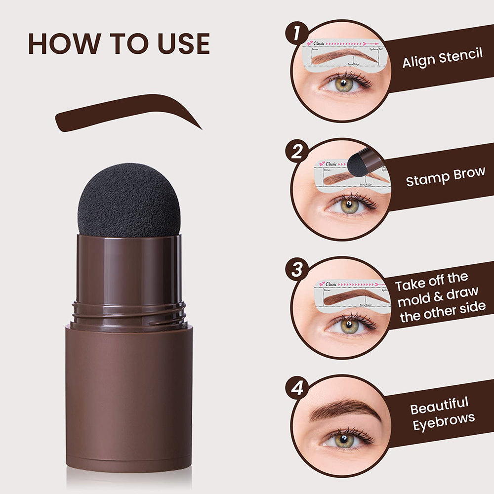 Hairline & eyebrow Powder (Brown & Black)