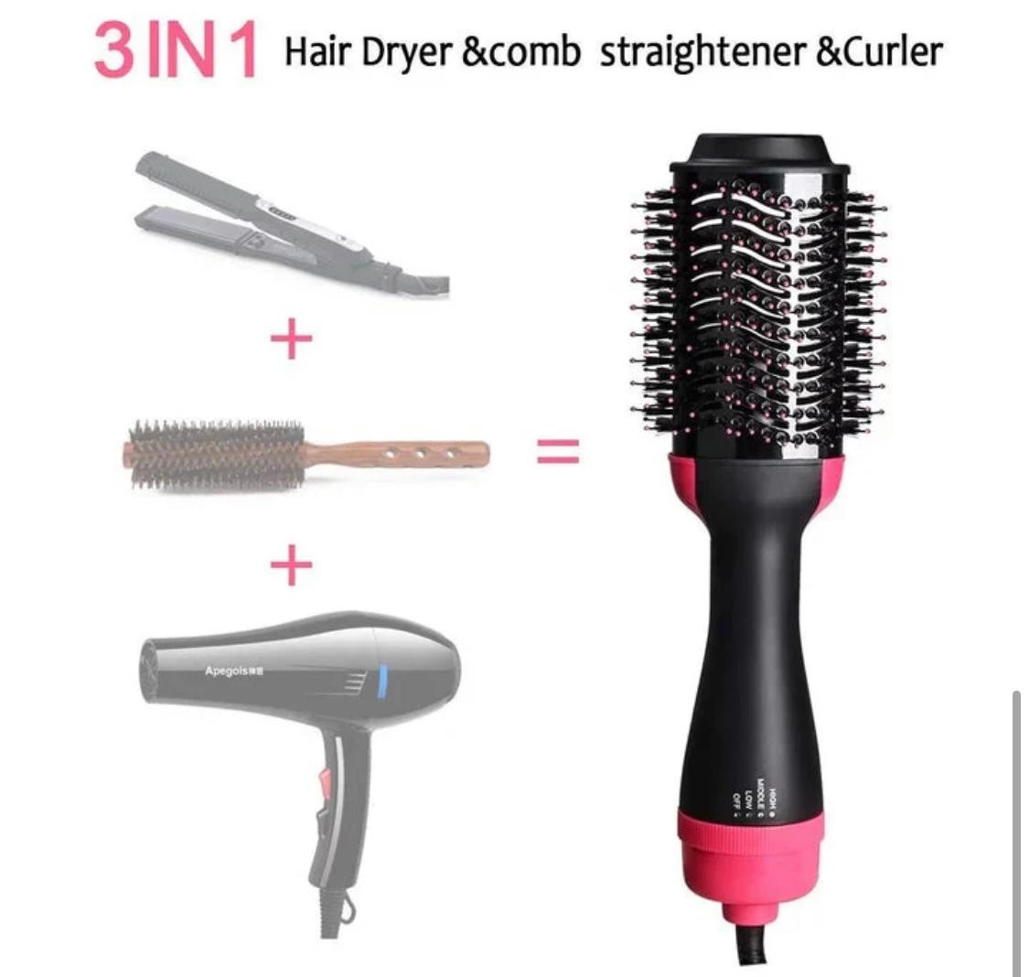 Volumizer Hair Dryer and Hot Air Brush | 3-in-1
