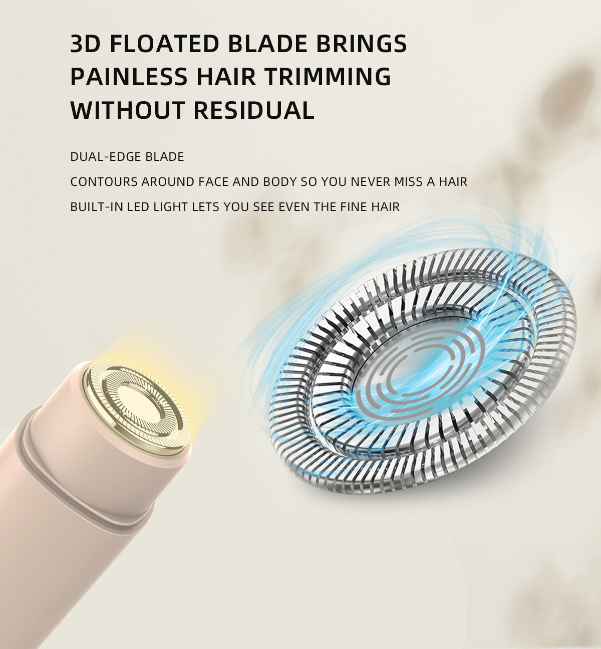 Mini Electric Hair Facial Epilator