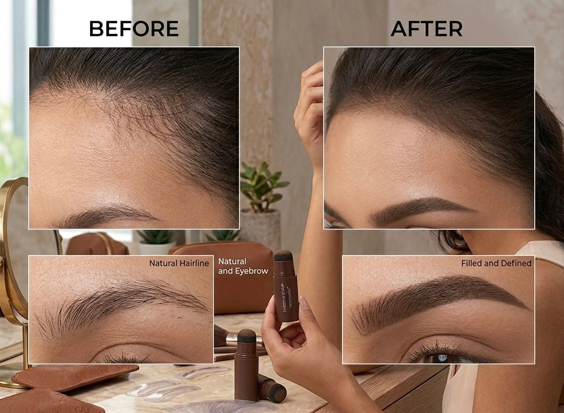 Hairline & eyebrow  Powder (Brown & Black)